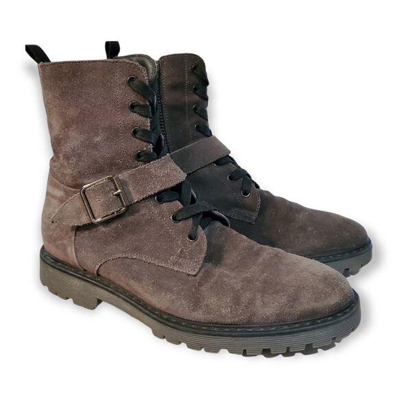  men\'s suede lace-up boots main image 5